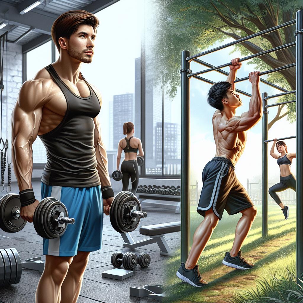 Siłownia czy kalistenika – co jest lepsze dla budowy siły i sylwetki?