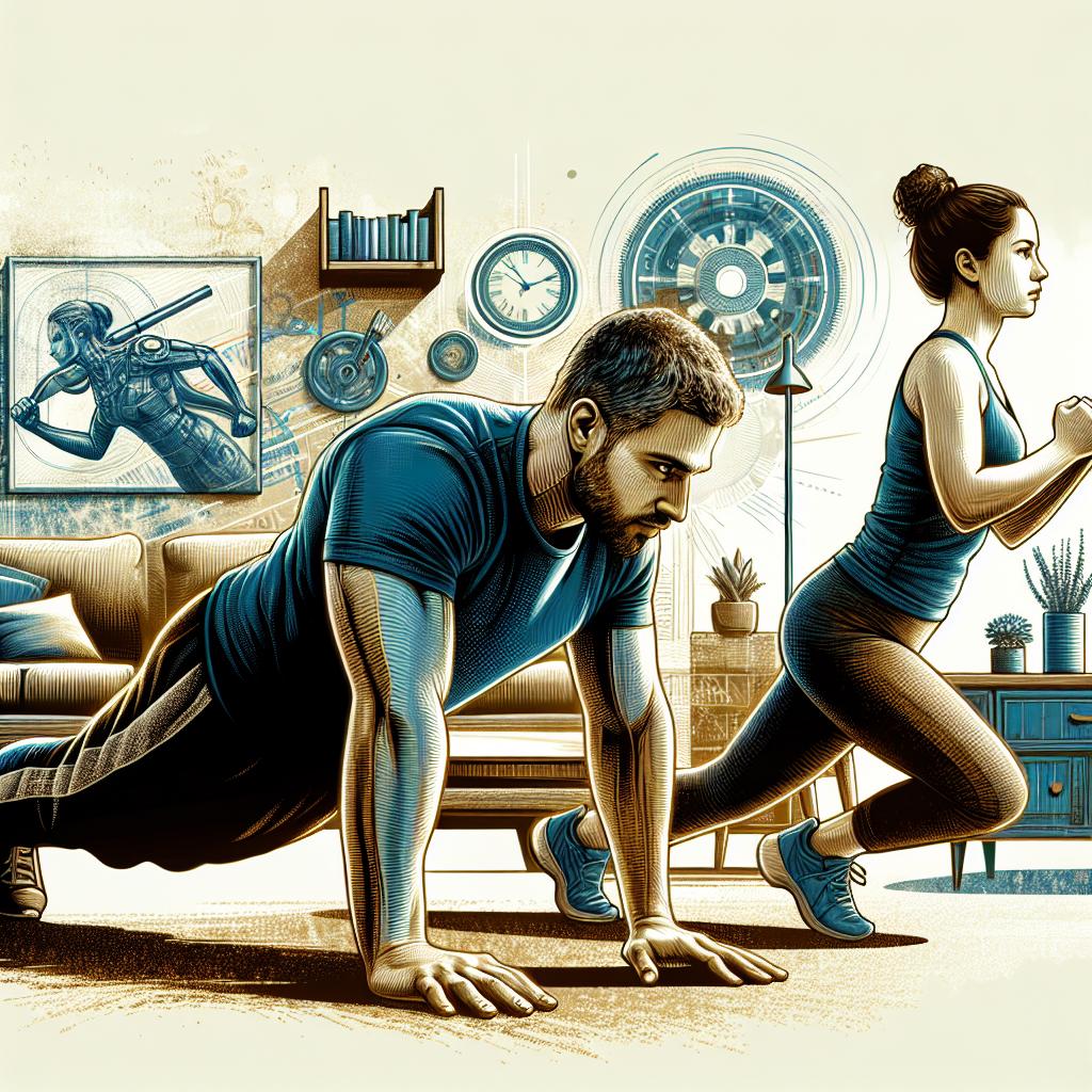 Trening siłowy w domu – jak osiągnąć dobre efekty bez sprzętu?