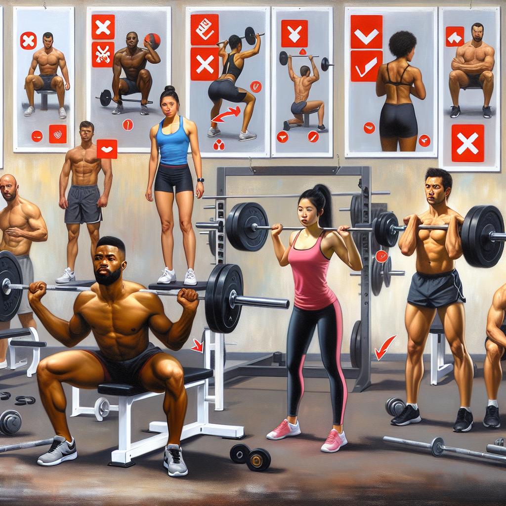 Najczęstsze błędy w technice ćwiczeń siłowych