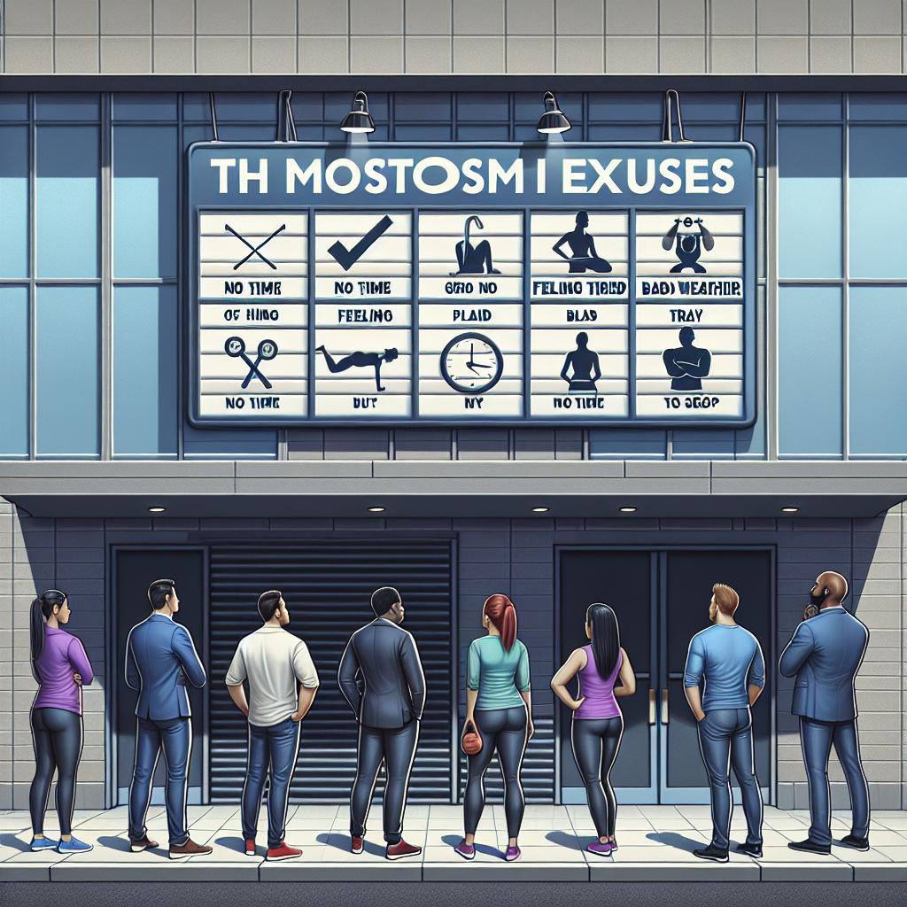 Najczęstsze wymówki, przez które ludzie rezygnują z siłowni